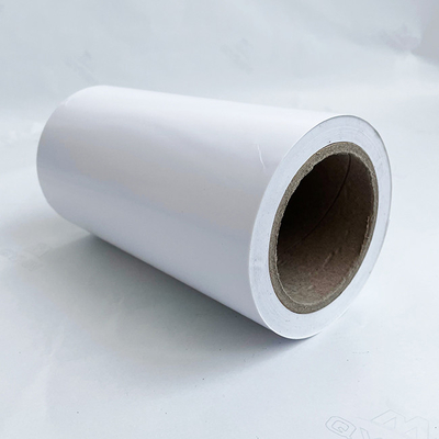 HM1133 Modell Semi Glossy Adhesive beschriften Material mit Schmelzklebstoff-weißer Pergamin-Zwischenlage