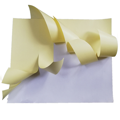 Aufkleberbeschichtete Papierblatt Form Art Paper mit gelbem Farbsilikonkraftpapier HM0111