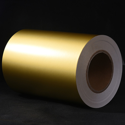 MattAluminiumfoliepapierwasserkleber des gold WG6333 mit weißer Pergaminzwischenlage