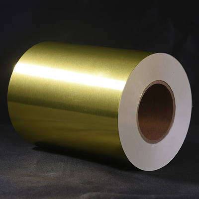 Heller goldener Wasserkleber der Aluminiumfolie WG6433 mit weißer Pergaminzwischenlage