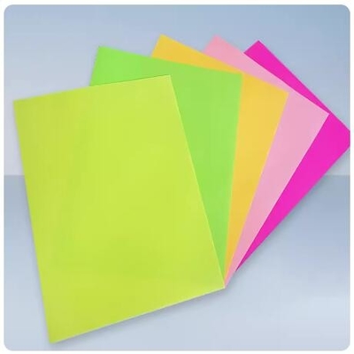 Fluoreszierendes Gelbes Papier Klebstofffluoreszierendes Gelbes Papier WGA333 Tintenstrahldruck Fluoreszierendes Papier