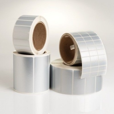 MATTE SILBER PET KLEIBER SILBER POLYSTER Barcode-Etiketten