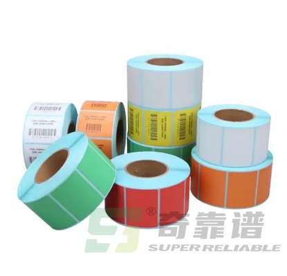 Weifang Made Druckklebstoff Direktes Thermisches Etikett Farbthermisches Aufkleber Oberbeschichtetes Thermisches Aufkleber