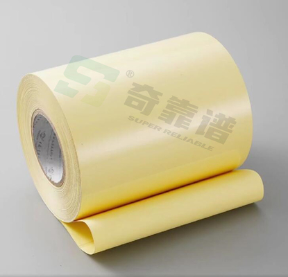 Klebstoff aus PVC-Folien Durchsichtiges PVC-Folienklebstoff mit PE-beschichtetem Kraftliner in Rollen