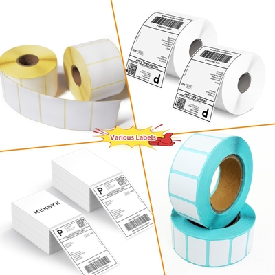 Kleber Barcode Aufkleber Direktes thermisches Aufkleber Etiketten Aufkleber Weifang Super zuverlässige Marke