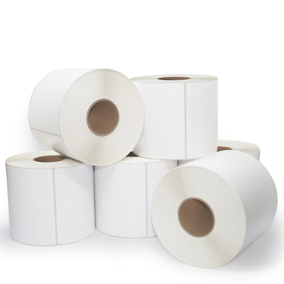 Blank Thermal Sticker 100mm*50mm thermische Aufkleberrolle Top Thermalpapier