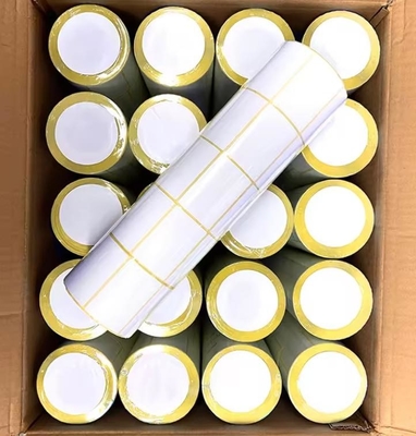 Klebendes Thermaletikett Leeres Thermaletikett Klebendes Barcode-Aufkleber mit Glasliner