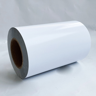 Reifenklebe-Etikettenmaterial zur Herstellung von Klebe-Reifenetiketten TG7034 Aluminiumbeschichtet