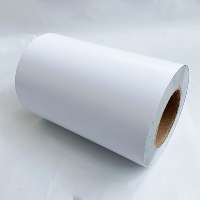 Reifenklebe-Etikettenmaterial zur Herstellung von Klebe-Reifenetiketten TG7034 Aluminiumbeschichtet
