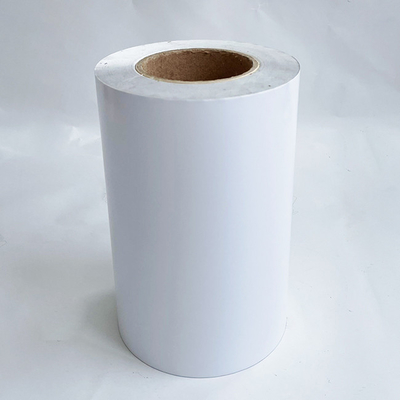 Reifenklebe-Etikettenmaterial zur Herstellung von Klebe-Reifenetiketten TG7034 Aluminiumbeschichtet