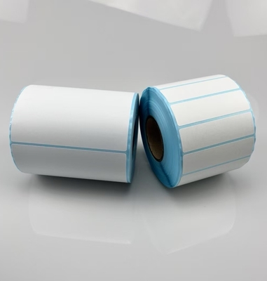 Direktes Thermoaufkleber DT Aufkleber für Barcode Druck mit blauer Glasfolie