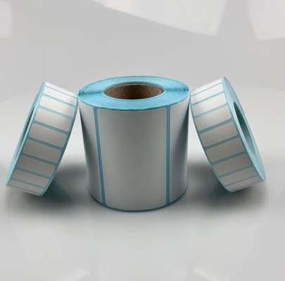 Direktes Thermoaufkleber DT Aufkleber für Barcode Druck mit blauer Glasfolie