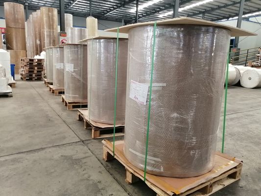 Semi-glänzendes Papier-Klebstoff für Wärmeübertragung Klebstoffpapier für Wärmeübertragung Klebstoffpapier-Etikettstock Jumbo Roll HM1133