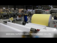 Aufkleberbeschichtete Papierblatt Form Art Paper mit gelbem Farbsilikonkraftpapier HM0111