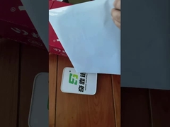 HAUSTIER 100G Adhesive Labelstocks 25um des Modell-TG3035 weiße weiße Pergamin-Zwischenlage