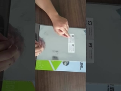 Acryl-Kleber-weiße Pergamin-Zwischenlage Mentalized Bright Silvers BOPP des Modell-WG4633