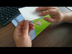 Klebstoff-Destruktivpapier-Fragiles Papieraufkleber mit Glasfolie WGYB27